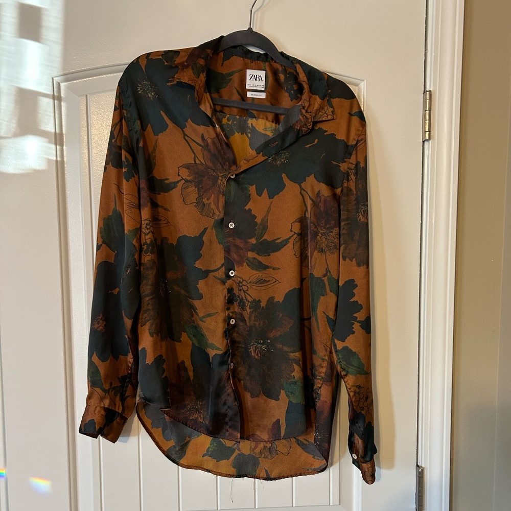 Zara Long Sleeve Shirt- Large
